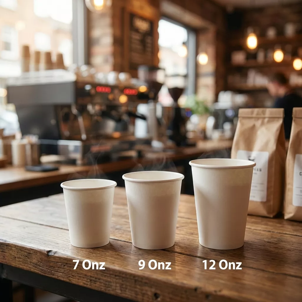 كوب ابيض ورقي دبل